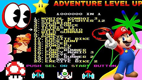 NES 1000000 in 1 Gameplay : Every Classic in One Cartridge!