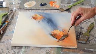 Abstract Art Painting / Demonstration peinture abstraite / Acrylique