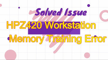 942 Memory Traning  Error