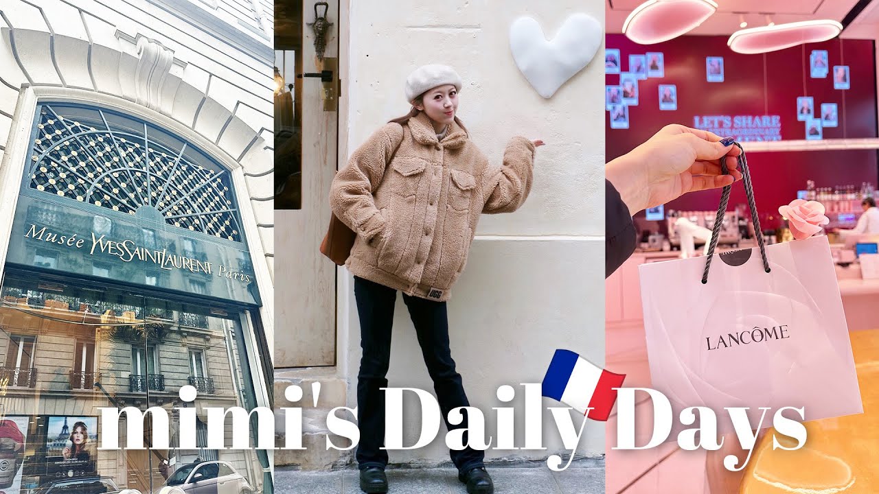【Daily vlog in Paris🛍️🍽️】勉強後にChamps-Élyséesでお買い物❤️美味しいBistroに行くのはParis留学生の特権🥳✨ #13