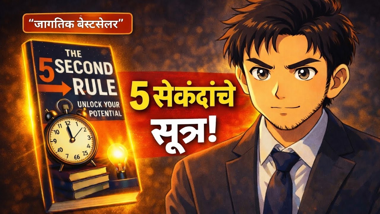 यशस्वी लोकांचा 5 सेकंदांचा Secret 🤫 | Life Changing Rule l Powerful Mindset Trick
