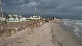 Drone video shows widespread damage Nicole left at Vilano Beach