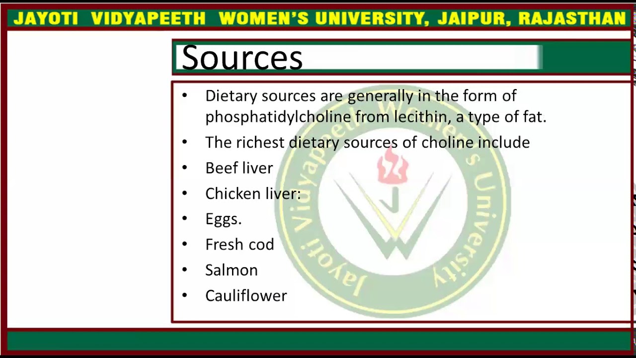 quasi vitamins choline/ betaine functions, sources YouTube