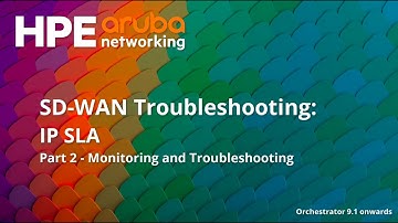 SD WAN Troubleshooting IP SLA   Part 2   Monitoring and Troubleshooting
