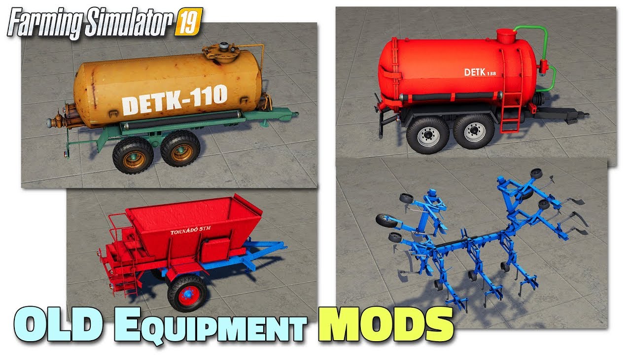 FS19 | Old Equipment Mods (2020-02-02) - review