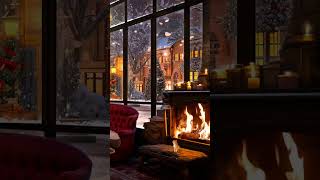 Cozy Winter Bookstore Coffee Shop & Warm Jazz Music #coffeeshopmusic #relaxingjazzmusic