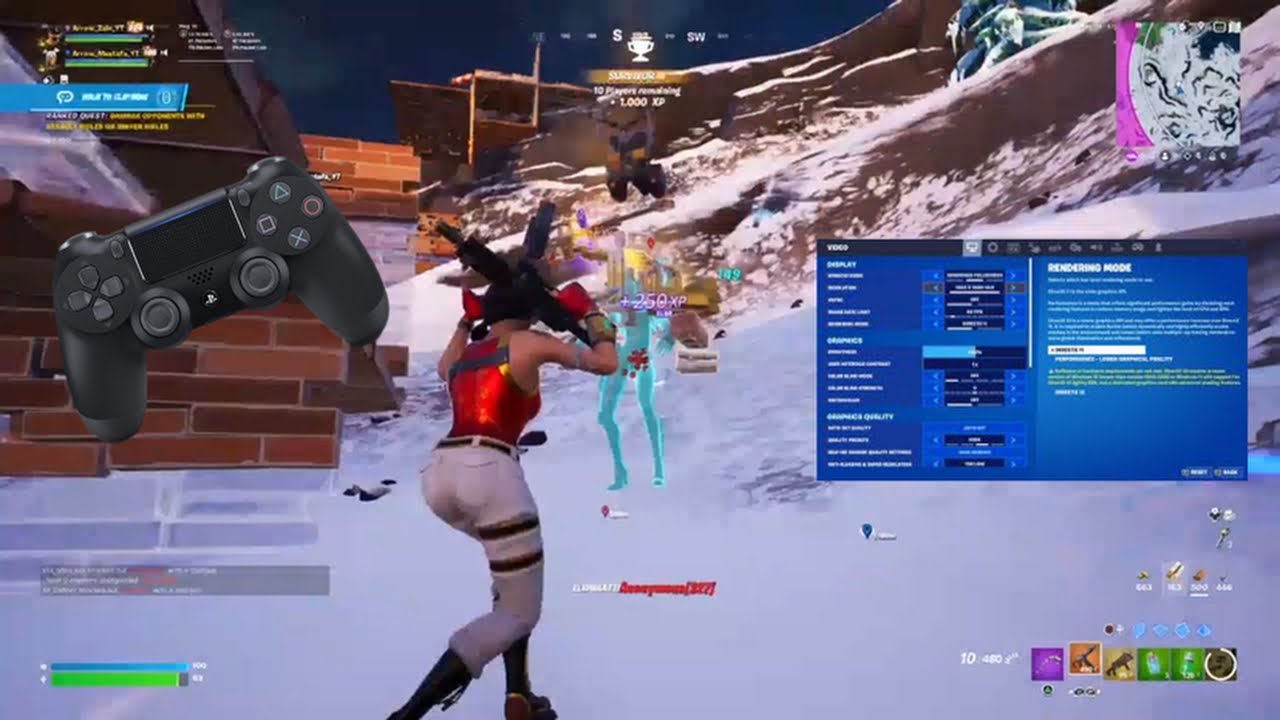 PS4 Ranked Highlights + Best Controller Settings For Aimbot and Fast Edits *Non Claw*