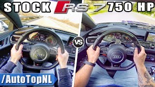 AUDI RS7 | STOCK 560HP vs 750HP TUNED | ACCELERATION & AUTOBAHN POV 325km/h by AutoTopNL AUDI RS7 | STOCK 560HP vs 750HP TUNED | ACCELERATION & AUTOBAHN POV 325km/h by AutoTopNL