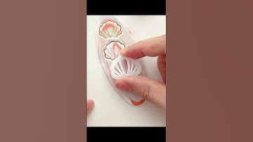 Shell Polymer Clay Earrings Tutorial