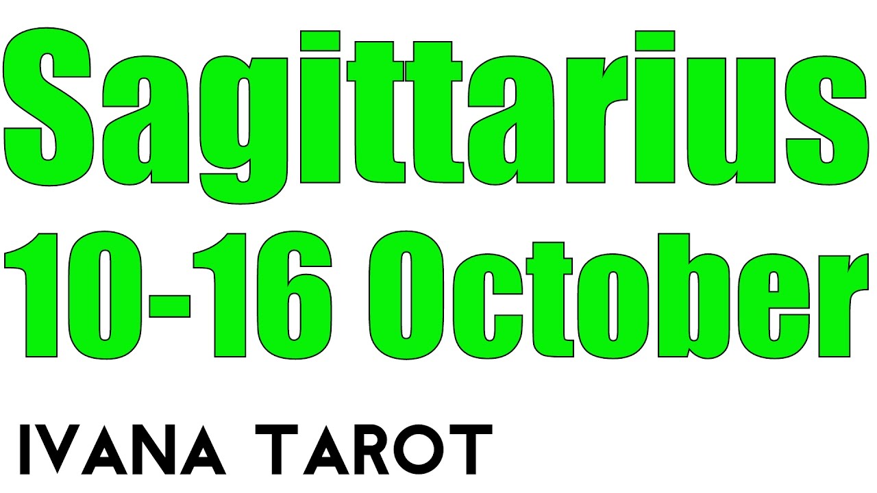 ❤️ Sagittarius Weekly Love Tarot Reading 10 - 16 October 2016 by Ivana Tarot