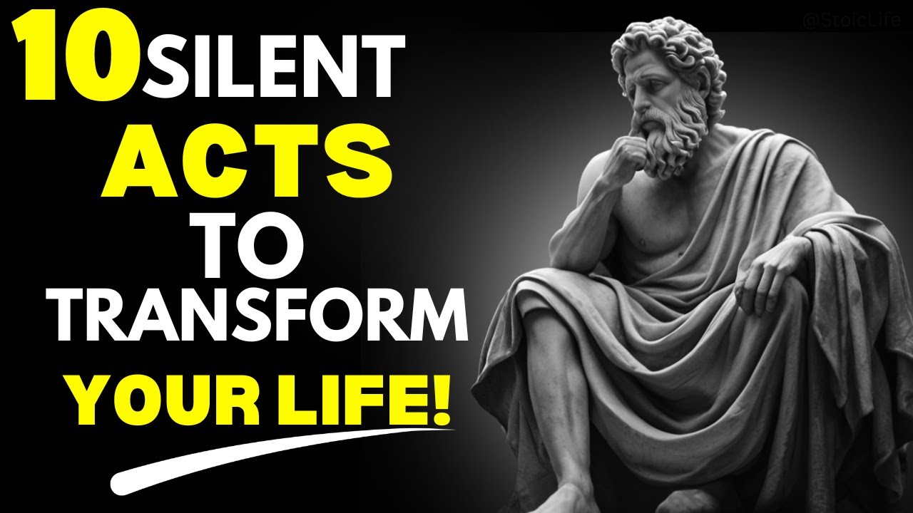 Transform Your Life with these 10 Secret Silent Acts of Stoicism - YouTube