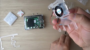 Raspberry Pi 4 メモリー容量8GBモデルのケースをファン付に交換しました