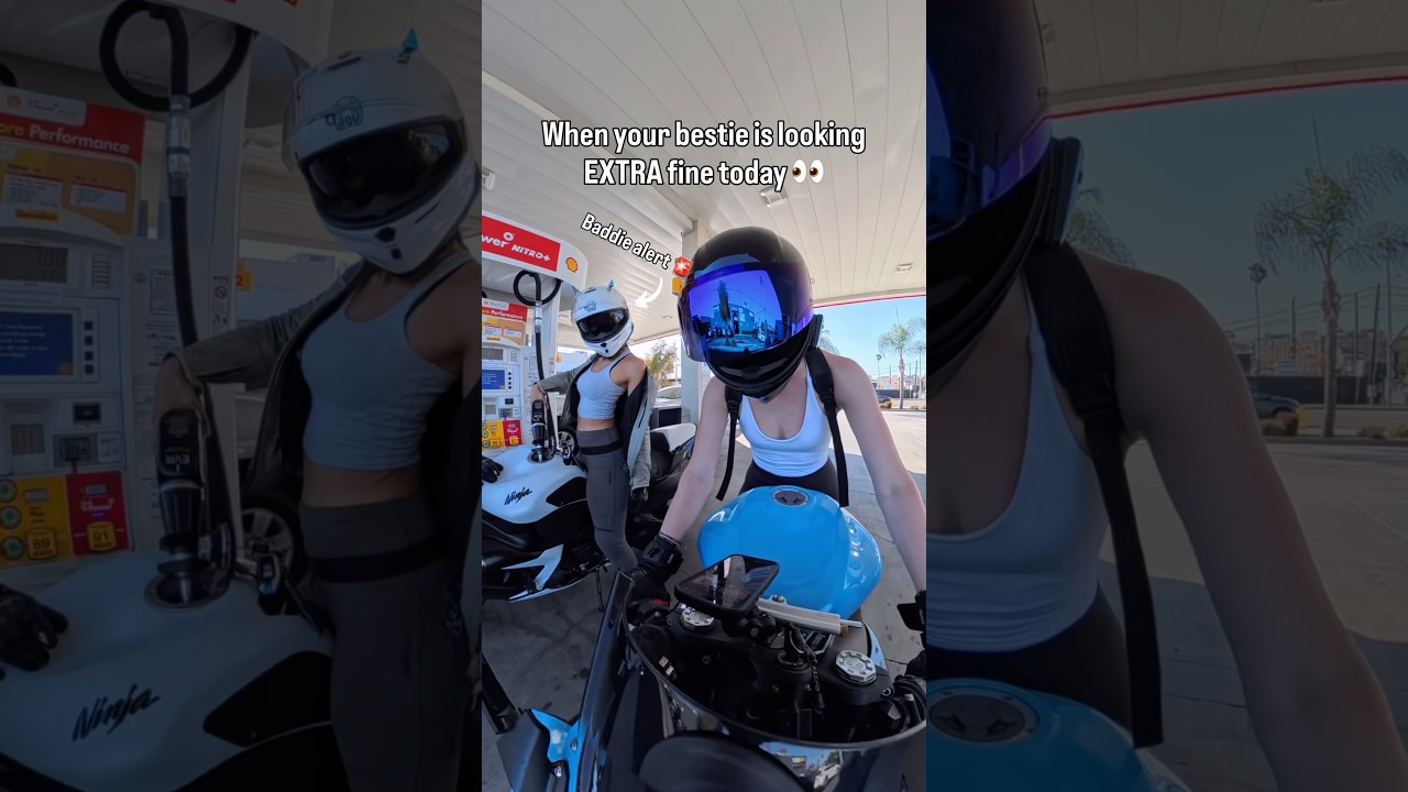 Biker bestie 4 lifeeee ✨ #bikergirl #bikerchick #motorcycle #motogirl #bikergang