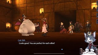 Cait Sith Hints at Cloud’s and Aerith’s Marriage - FFVIIEC 
