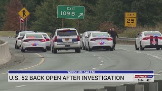 Witness describes 'gruesome' scene after extended closure on US 52 in Winston-Salem