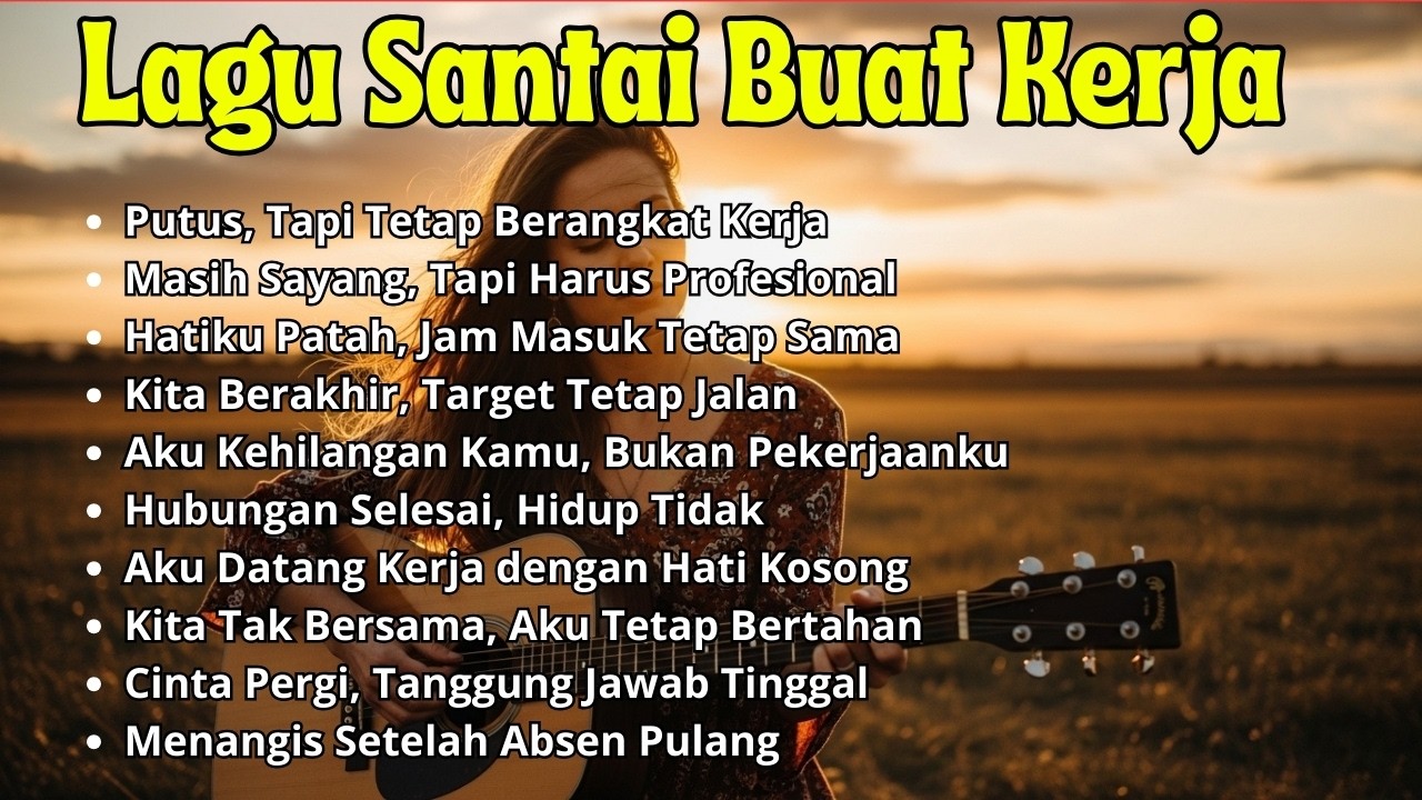 🎼 Musik Kerja Kalem untuk Pikiran Tenang 2026 | Lagu Slow Rock Full Album