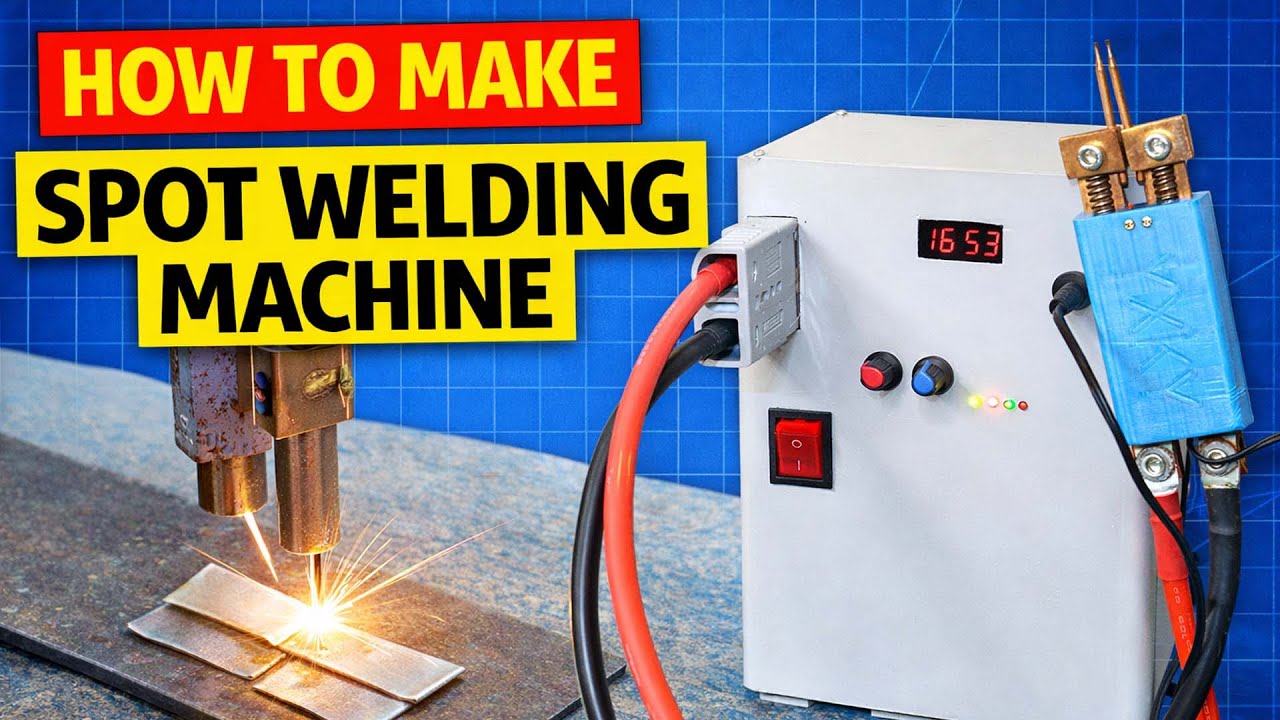 Как сделать мощный аппарат для точечной сварки в домашних условиях | Самодельный аккумуляторный а...
