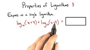 Properties of Logarithms 5 - Visualizing Algebra