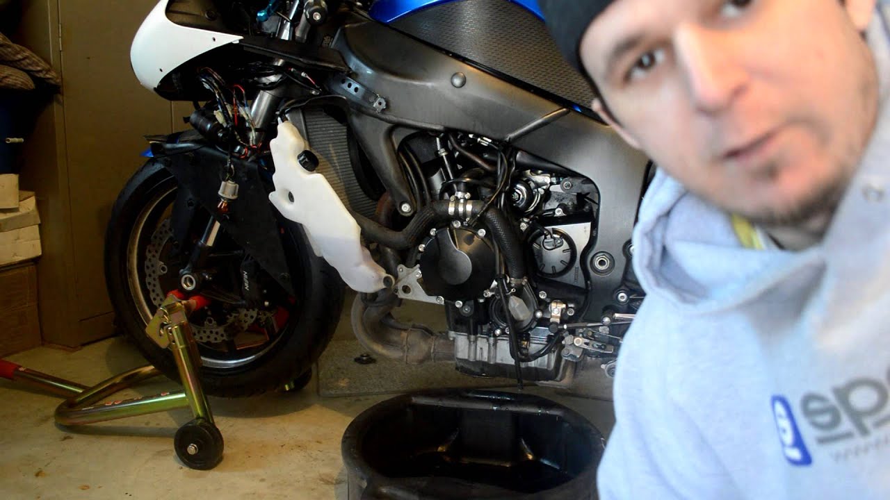 2008 Kawasaki Zx6R Coolent Flush YouTube