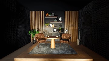 Podcast Studio | Game-Ready Environment | Unity Engine