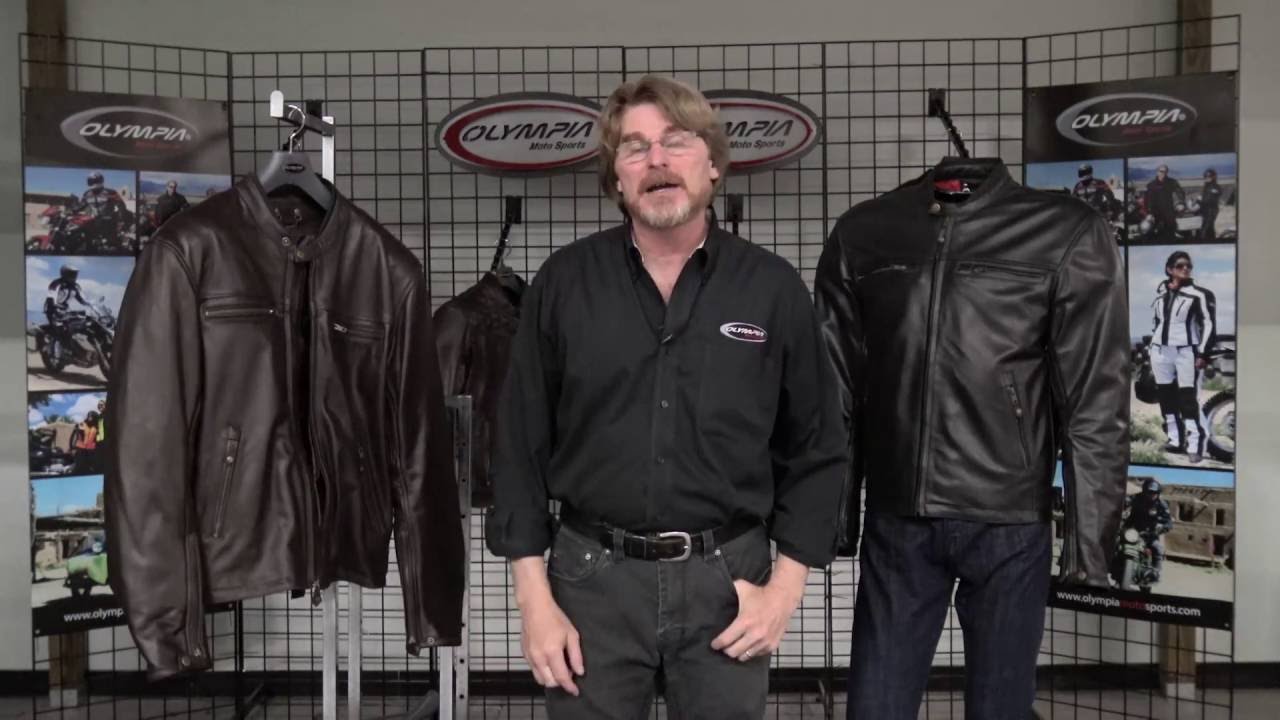 Olympia Men's Bishop leather Jacket 