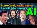 🔴 AI Arnold Schwarzenegger, AI Keanu Reeves &amp; AI Steve Carell on The Athene AI Show (parody)
