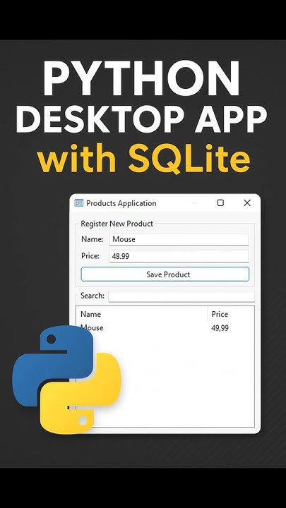 💻 Build a Python Tkinter App with SQLite (Search, Edit, Export CSV!) # ...