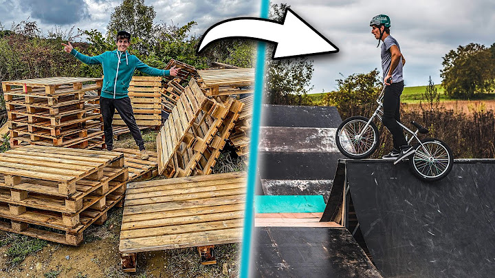 TRANSFORMER UN TAS DE PALETTES EN SKATE-PARK !
