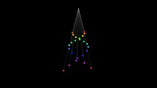 Pendulum Wave with 24 Pendula | Classical Mechanics | Physics Simulations