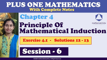 Exercise 4.1|Principle of Mathematical Induction|Class 11 Maths|Chapter 4|Malayalam|NCERT|CBSE