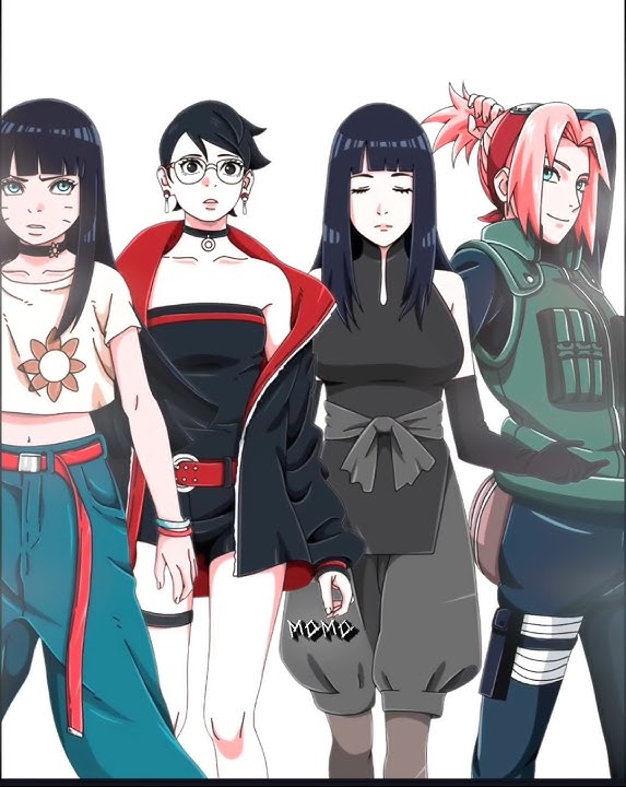 sarada,himawari,sakura,hinata edit💅 #naruto #anime #boruto #manga #sakura #sarada #hinata #himawari