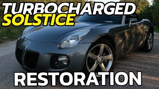 Fix This OLD Pontiac: Headlight Restoration on an Old TURBO Pontiac Solstice