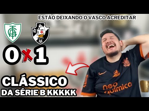 VASCO FINALMENTE SAI DO Z4 | REACT AMÉRICA-MG 0X1 VASCO MELHORES MOMENTOS BRASILEIRÃO 2023| EXPULSO