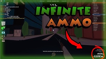 How to get Infinite ammo Jailbreak Roblox