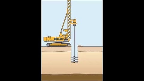 Mô phỏng thi công cọc khoan nhồi