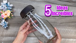 Ideas prácticas para reutilizar los frascos de café Trucos