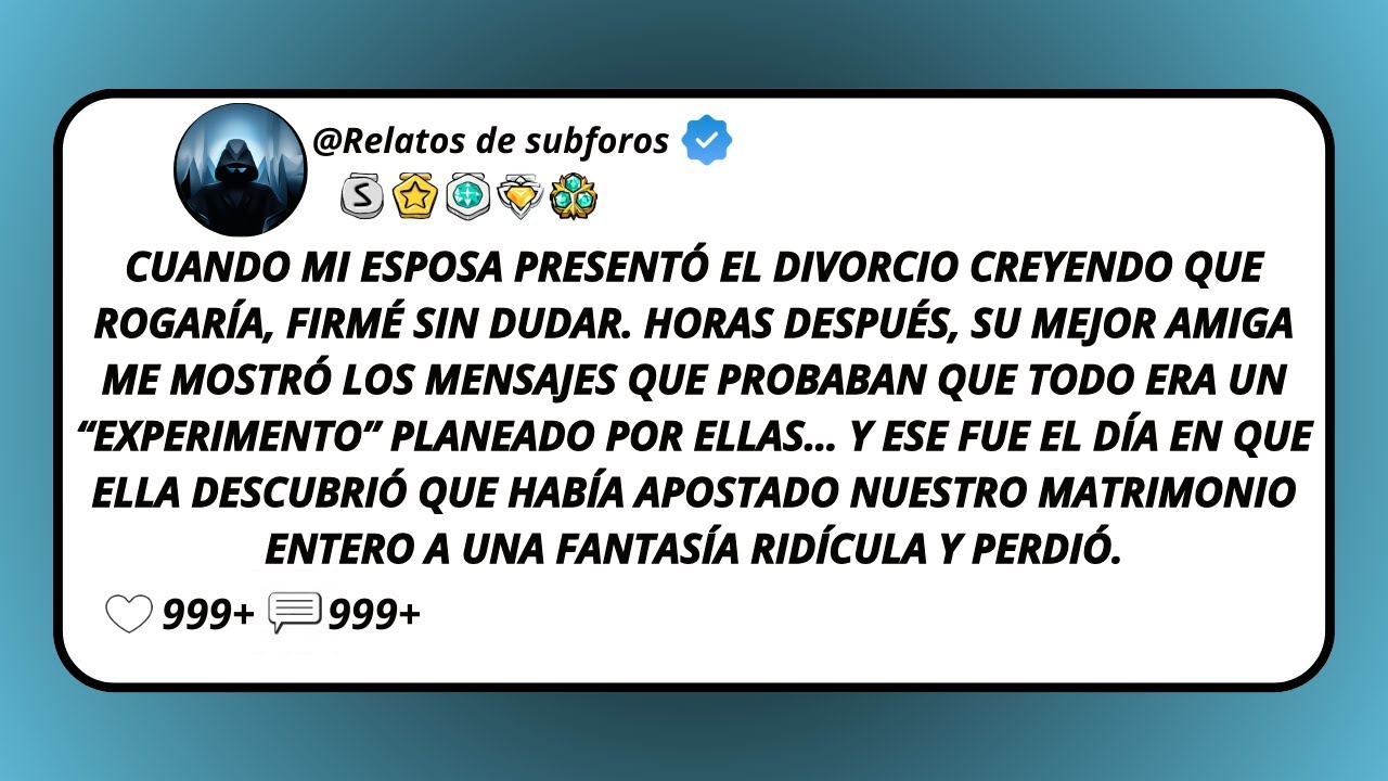 Cuando Mi Esposa Presentó El Divorcio Creyendo Que Rogaría, Firmé Sin Dudar. Horas Después, Su...