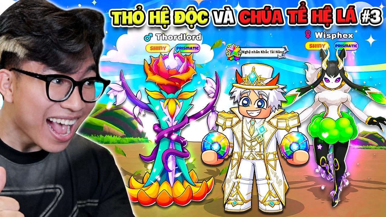 Bi Huỳnh Bắt Thành Công Evomon Thỏ Hệ Độc Và Chúa Tể Hệ Lá BẤT TỬ 🔥 | Evomon Tập 3