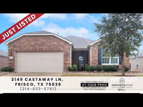 3149 Castaway Lane, Frisco, TX home video tour