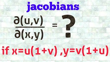 Questions on jacobians || calculus-2