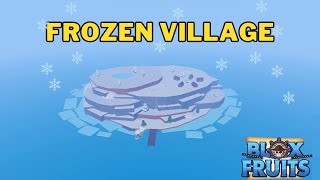 Where is The Frozen Village in Blox fruits | Frozen Village Location Resimi