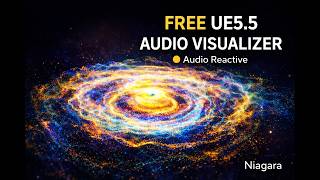 FREE UE5.5 Audio Visualizer (Niagara) | Real-Time Audio Reactive System
