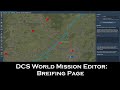 DCS World Mission Editor: Briefing