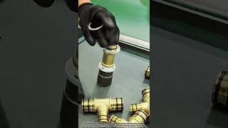 The Assembly Process of High-End Plumbing Fittings.​#Mechanical#Plumbing #Brassfittings#Construction