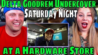 REACTION TO Delta Goodrem Undercover at a Hardware Store | Saturday Night | WOLF HUNTERZ REACTIONS