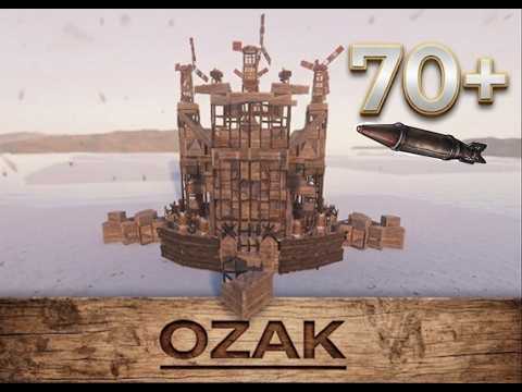 Ozak - rust base - 4/6 deep - circle desing