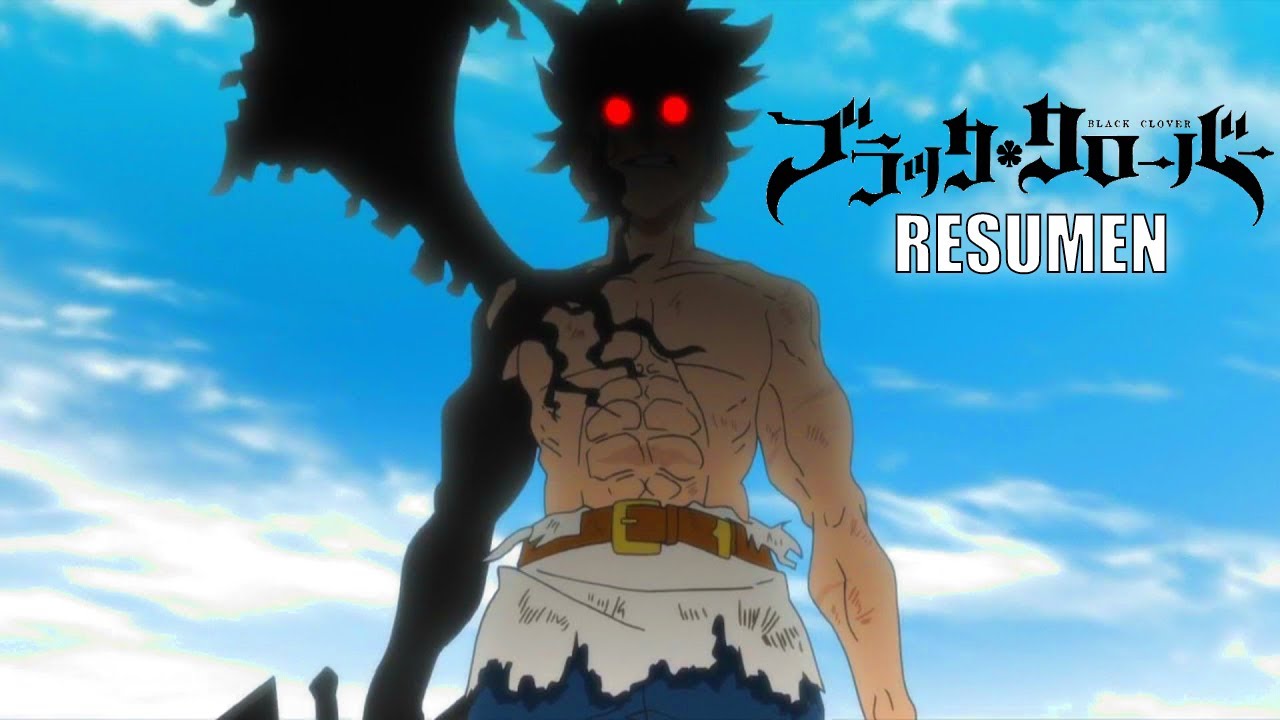 El DEMONIO Albino De la Espada  Black Clover Resumido en 15