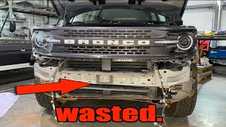 How to replace the front bumper on a 2021 Ford Bronco Sport Badlands