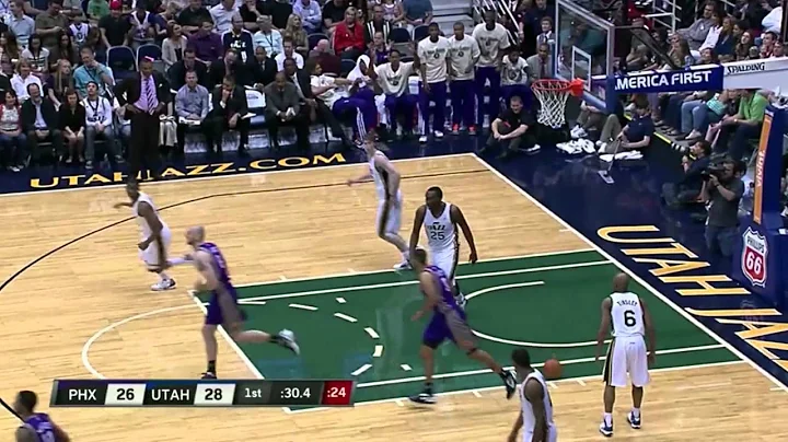 Steve Nash drops Tinsley, drops dime (Apr 4, 2012)