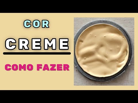 Vídeo: Você pode adicionar cor ao creme de gravura?